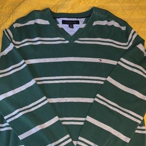 Mens long sleeve Tommy Hilfiger shirt.